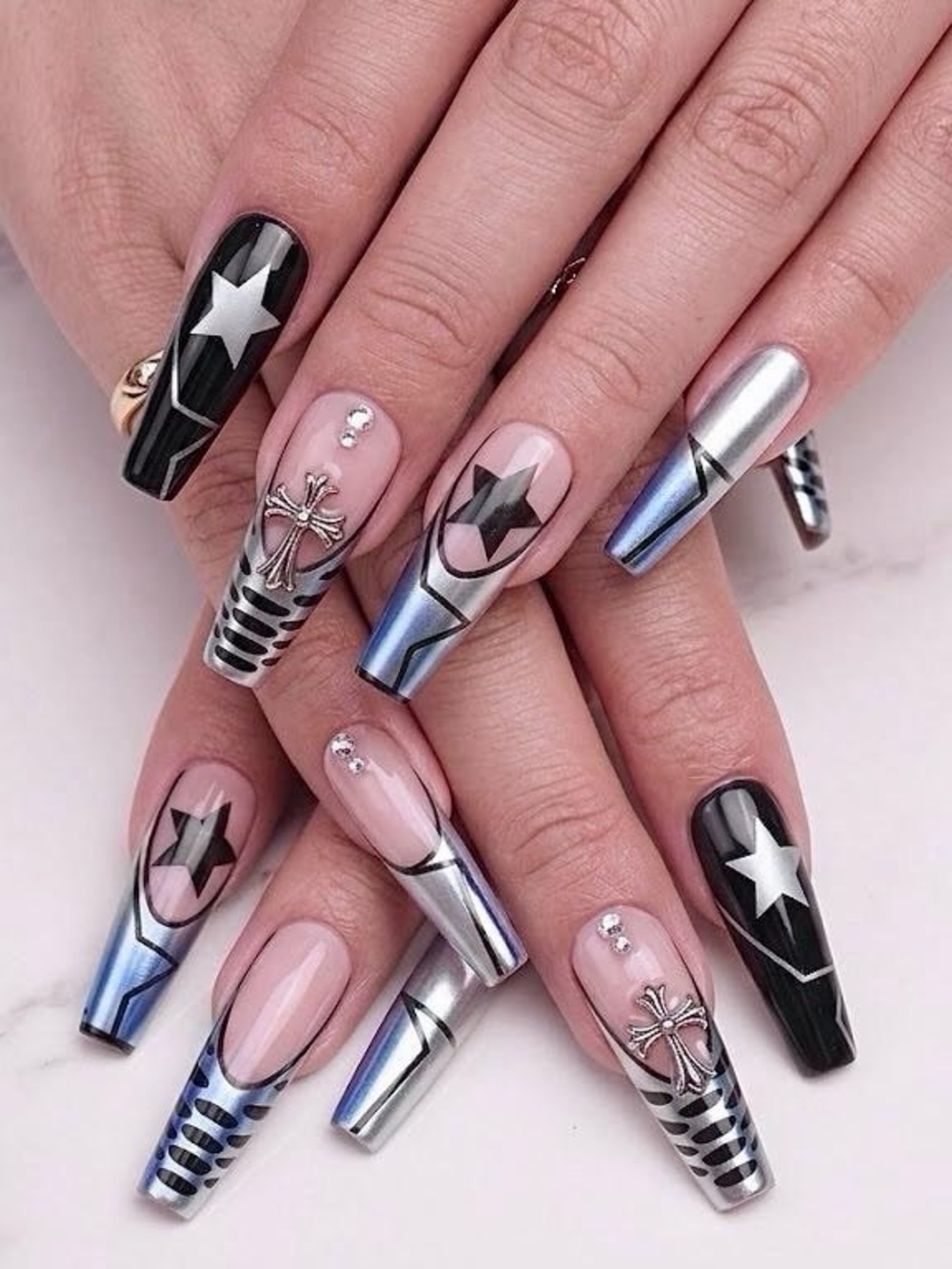 Press-On Nail Application Guide — Pink